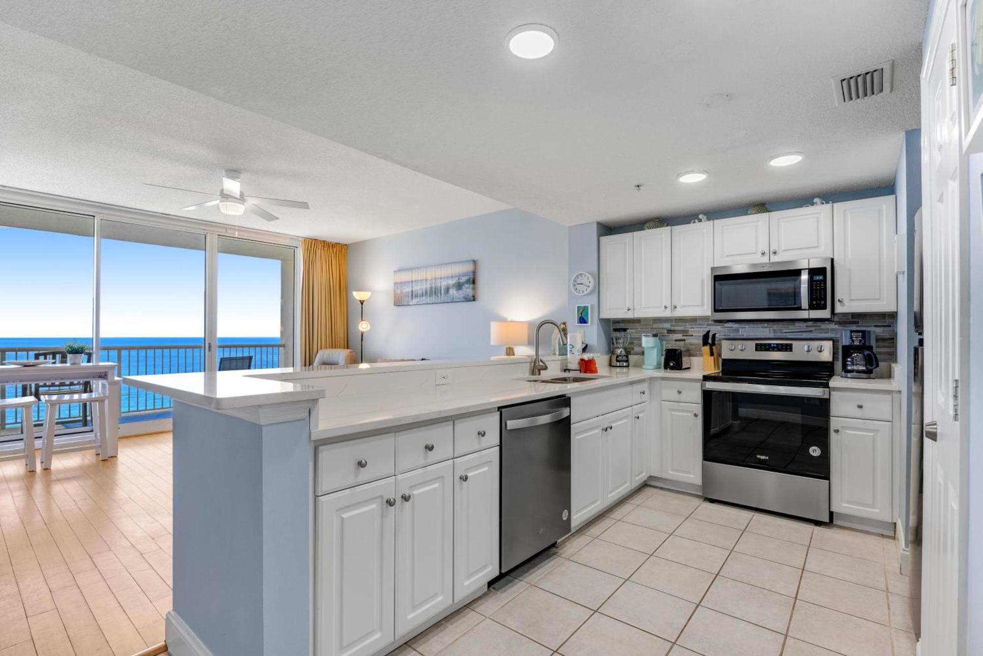 Parking Fee Included-Majestic 1-1606! Gulf Front 1Bedroom, Pool,Hot Tubs,Tennis Panama City Beach Kültér fotó