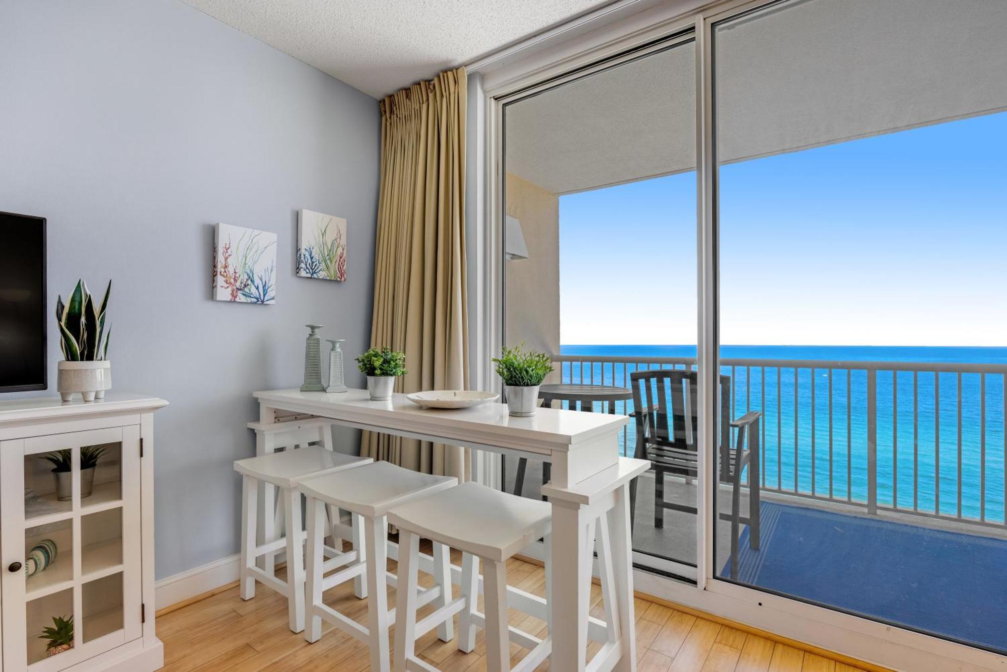 Parking Fee Included-Majestic 1-1606! Gulf Front 1Bedroom, Pool,Hot Tubs,Tennis Panama City Beach Kültér fotó