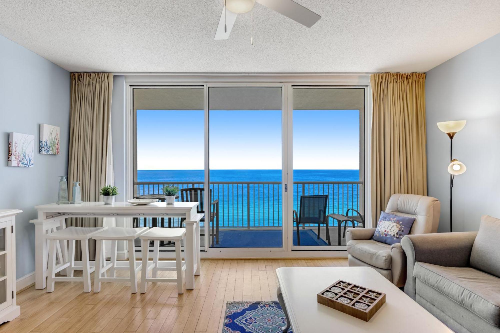 Parking Fee Included-Majestic 1-1606! Gulf Front 1Bedroom, Pool,Hot Tubs,Tennis Panama City Beach Kültér fotó