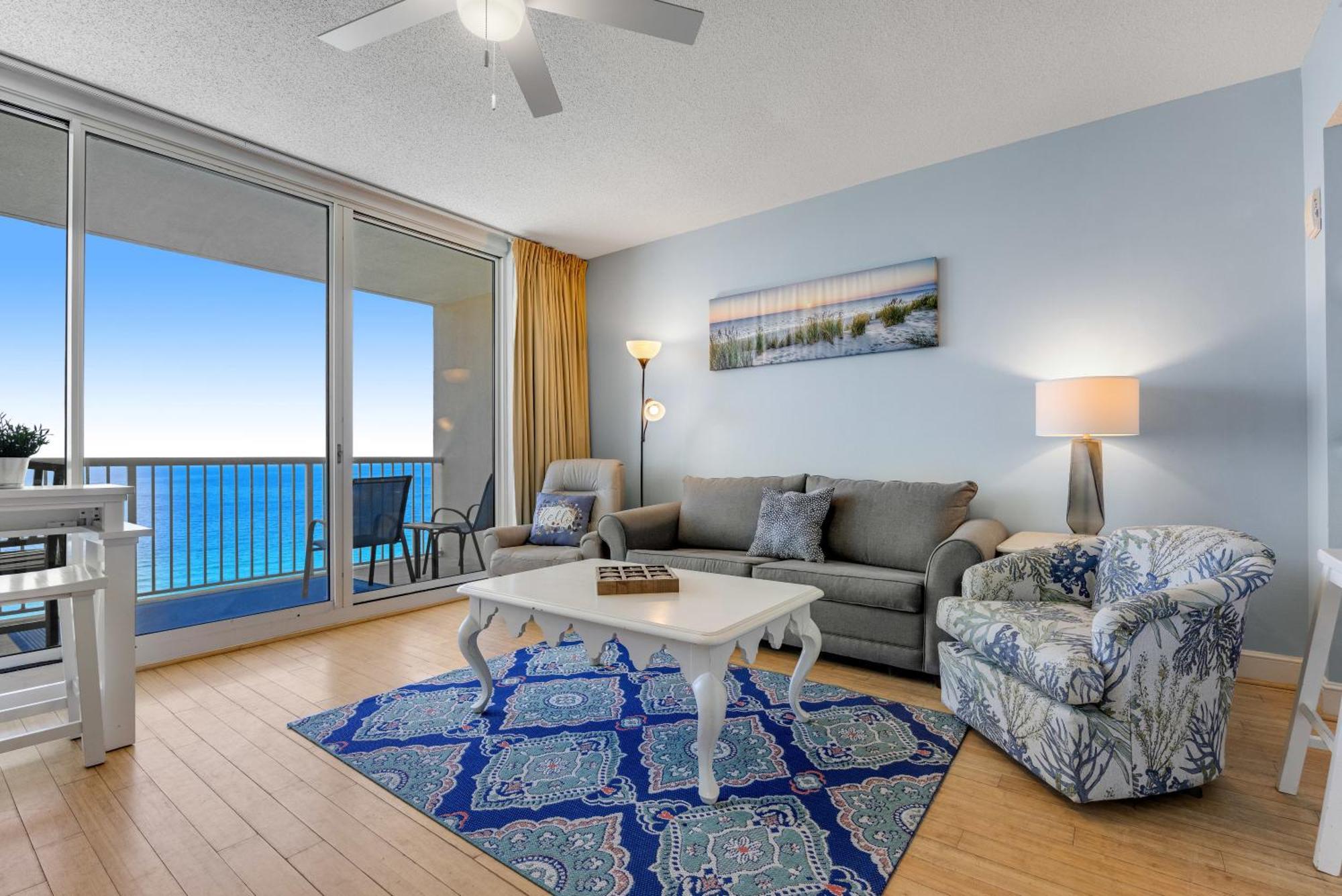 Parking Fee Included-Majestic 1-1606! Gulf Front 1Bedroom, Pool,Hot Tubs,Tennis Panama City Beach Kültér fotó